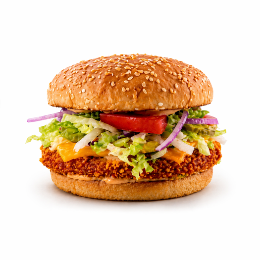 Burger Poulet croustillant — Seul